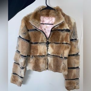Vintage “Taunt” Women’s Rabbit Fur Coat. Size Medium